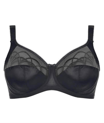 Elomi Cate Underwired Full Cup Banded Bra - Black Bras