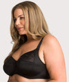 Elomi Cate Underwired Full Cup Banded Bra - Black Bras