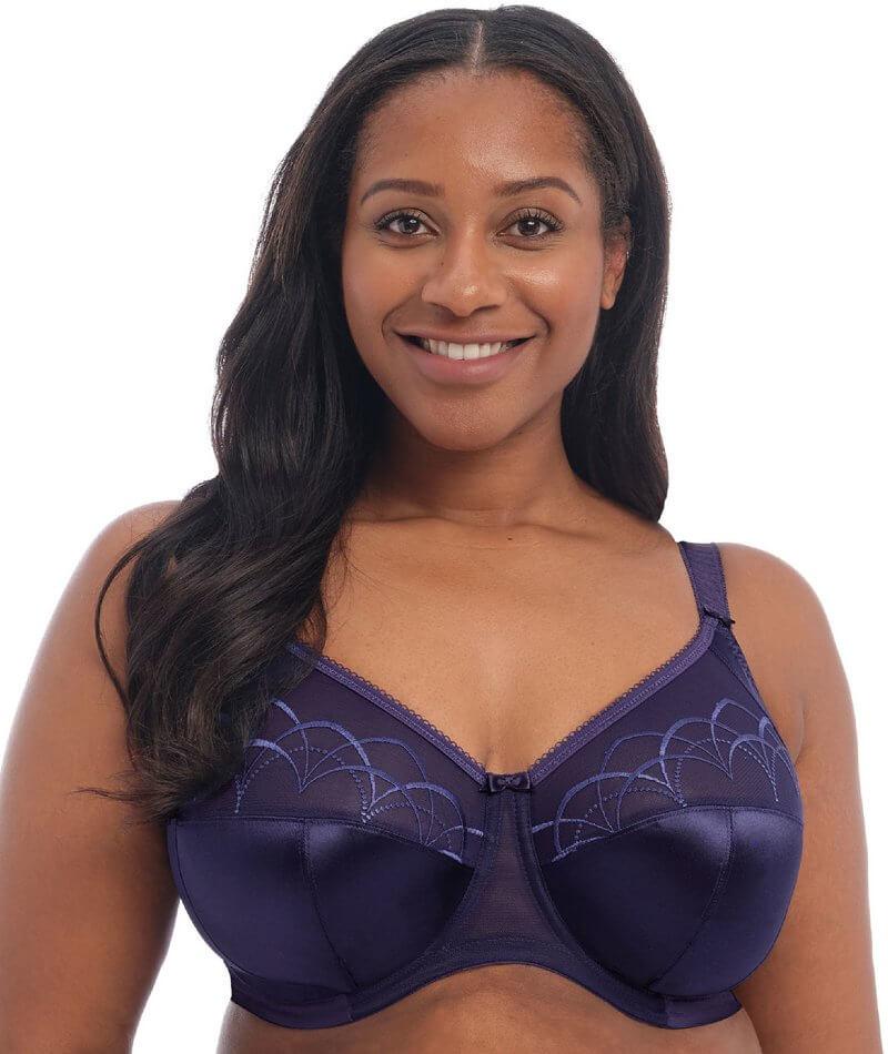 Elomi Cate Underwired Full Cup Banded Bra - Dahlia - Curvy Bras
