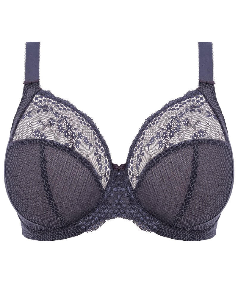 Elomi Charley Underwire Stretch Plunge Bra - Storm Bras