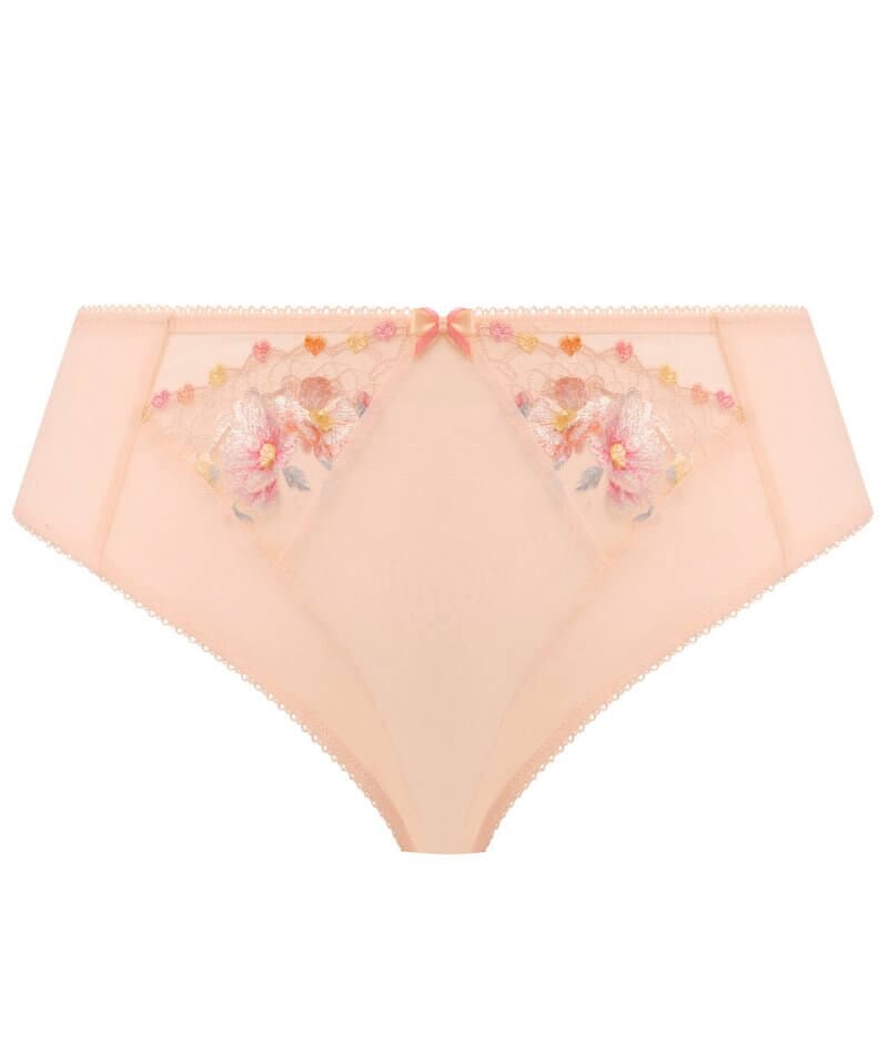Elomi Himari High Leg Brief - Peach Whisper Knickers