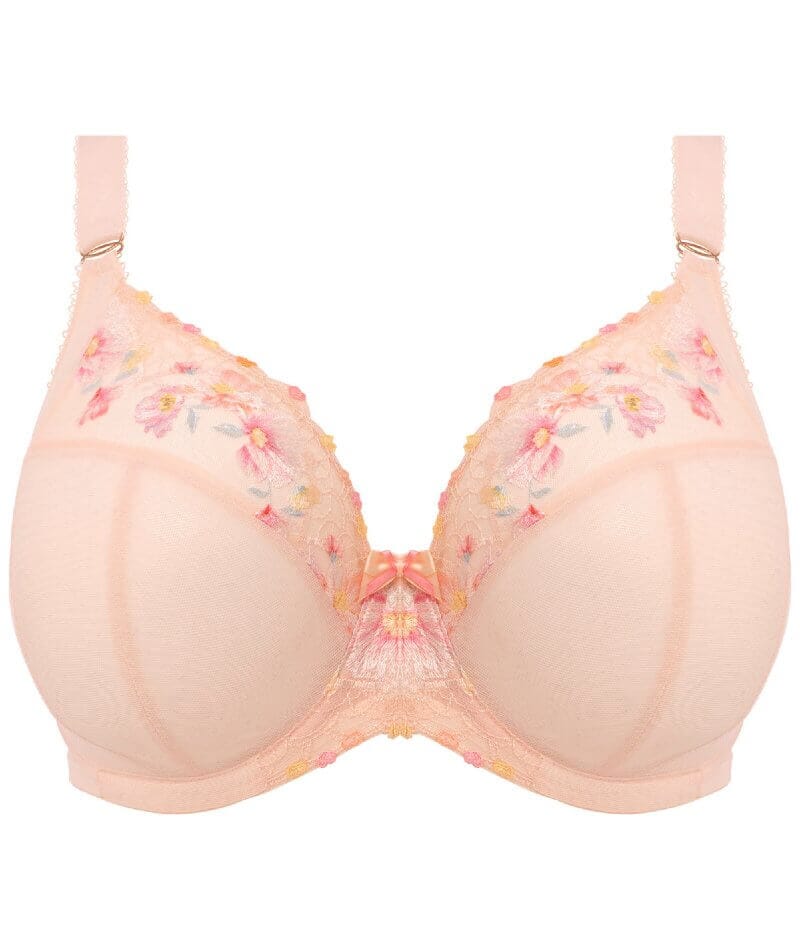 Elomi Himari Underwired Plunge Bra - Peach Whisper Bras