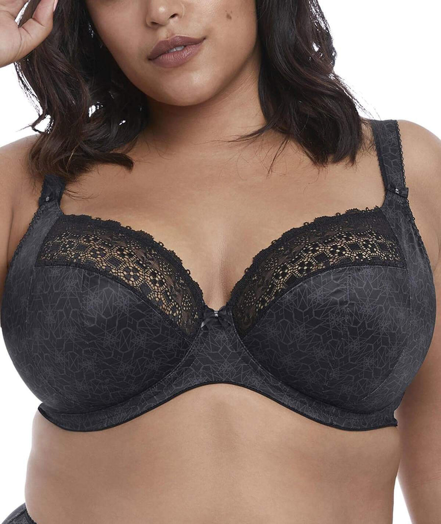 Elomi Kim Underwired Plunge Bra - Black Bras 