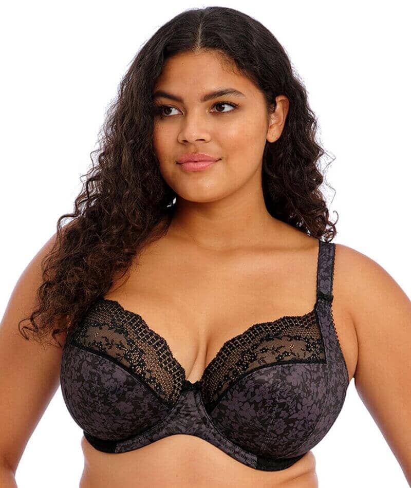 Elomi Lucie Underwire Stretch Plunge Bra - Black