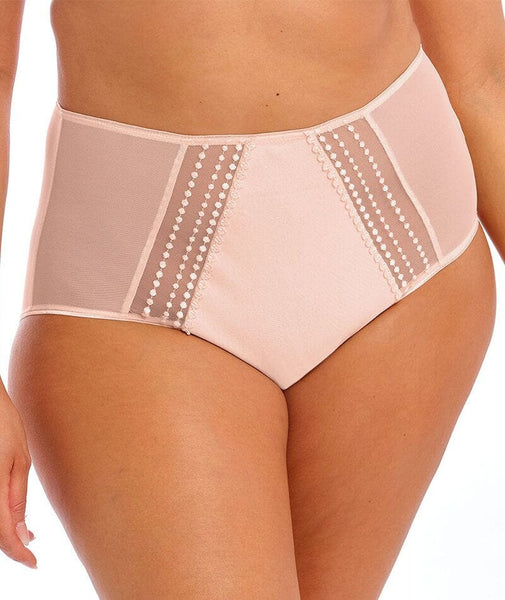 Blush Stretch Cotton & Lace Full Brief Underwear - Kayser Lingerie