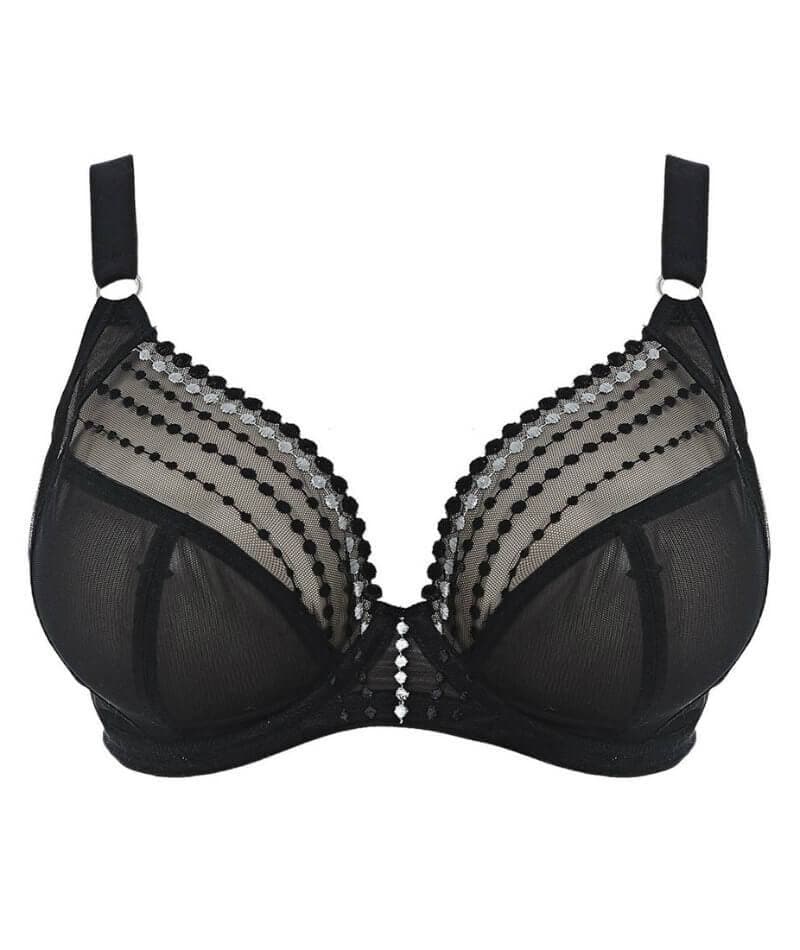 Elomi Matilda Underwired Plunge Bra - Black Bras 