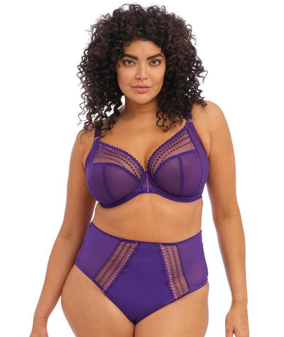 Elomi, Intimates & Sleepwear, Elomi Underwire Bra Size 38i Lilac Purple  Sheer Mesh Unlined Back Closure Nwot