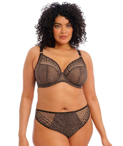 Elomi Matilda Underwired Plunge Bra - Leopard Bras