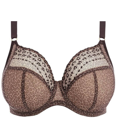 Elomi Matilda Underwired Plunge Bra - Leopard Bras