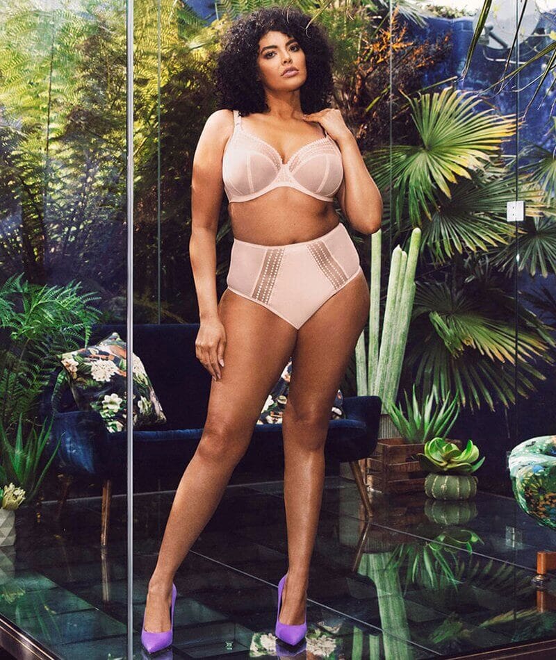 Elomi Matilda Underwired Plunge Bra - Pearl Blush Bras 