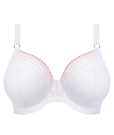Elomi Matilda Underwired Plunge Bra - White Bras