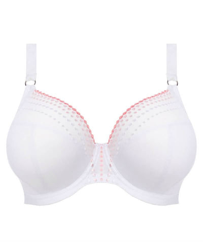 Elomi Matilda Underwired Plunge Bra - White Bras