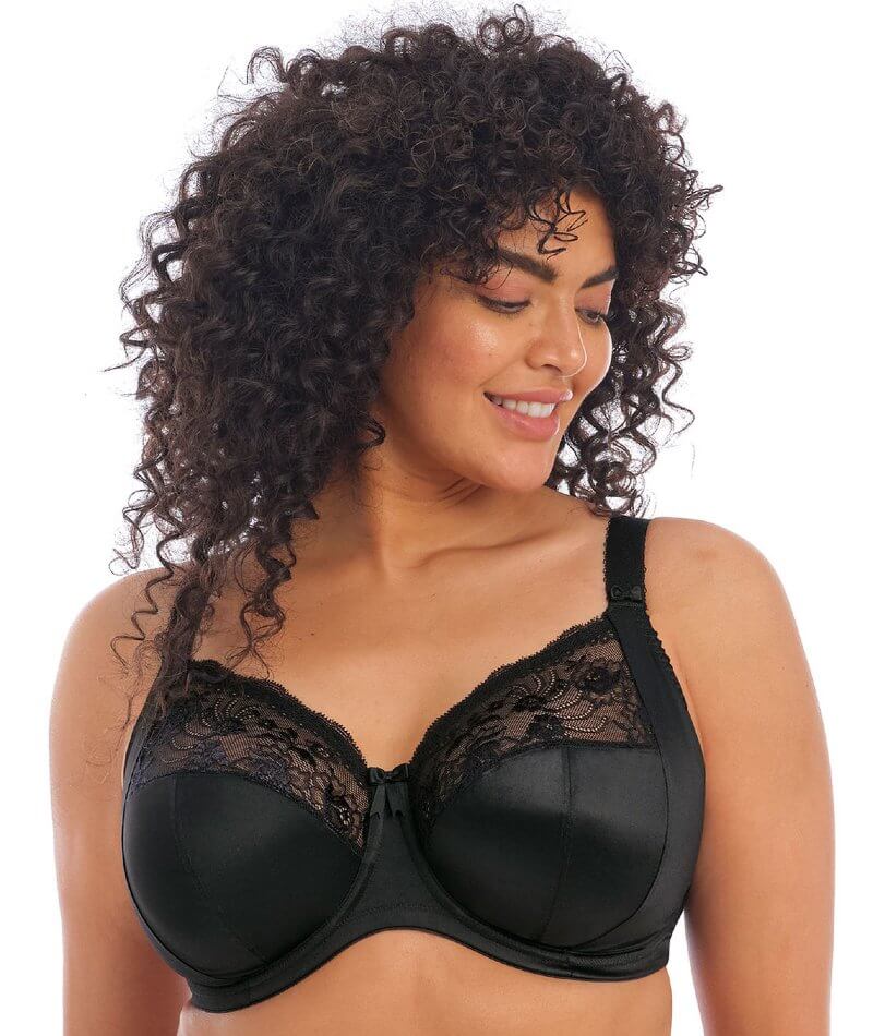 Elomi Morgan Underwired Bra - Black - Curvy Bras