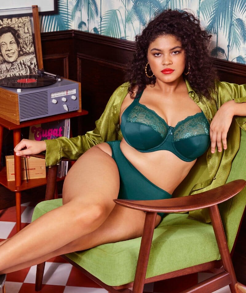 Elomi Morgan Underwired Bra - Deep Teal Bras