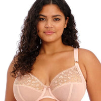 Elomi Namrah Underwired Bandless Plunge Bra - Pale Blush