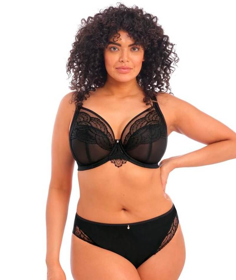 Elomi Priya Brazilian Brief - Black Knickers