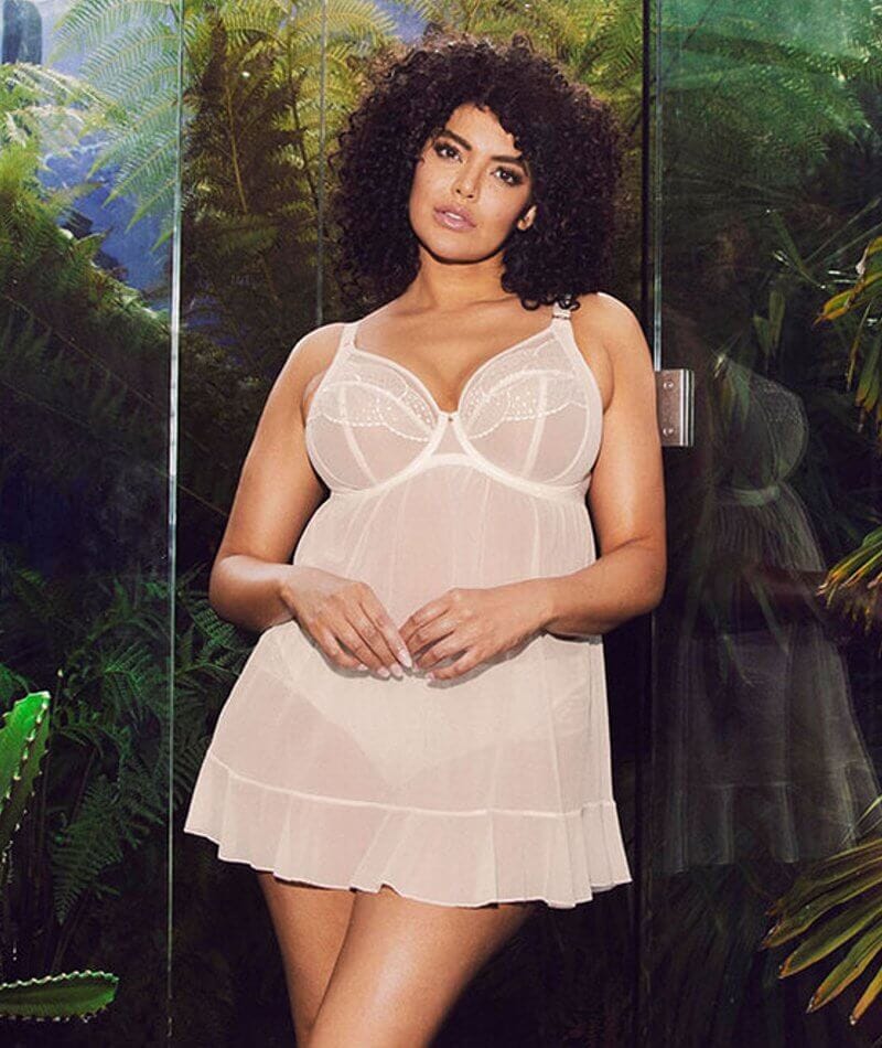 Elomi Priya Underwired Babydoll - Vanilla Babydoll / Chemise