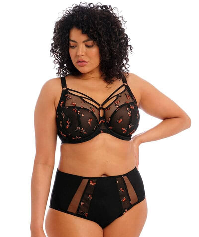 Elomi Sachi Full Brief - Black Butterfly Knickers