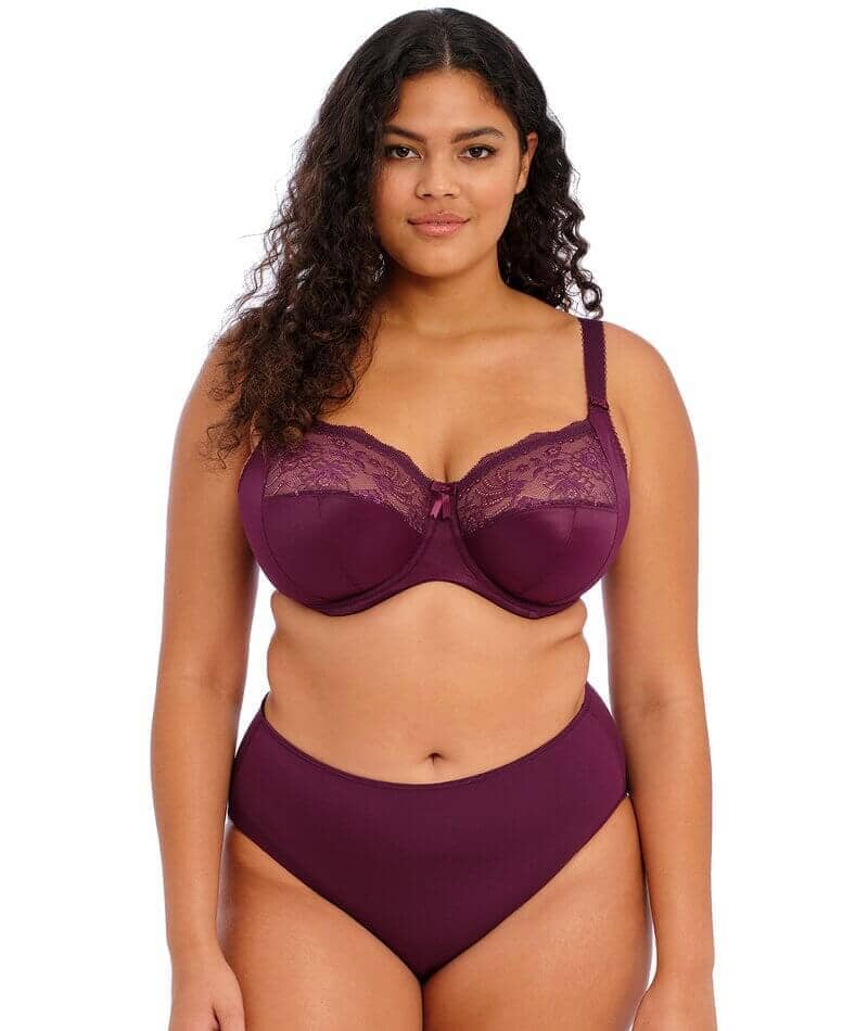 Elomi Smooth Full Brief - Blackberry - Curvy Bras