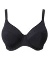 Elomi Swim Essentials Underwired Plunge Bikini Top - Black Swim