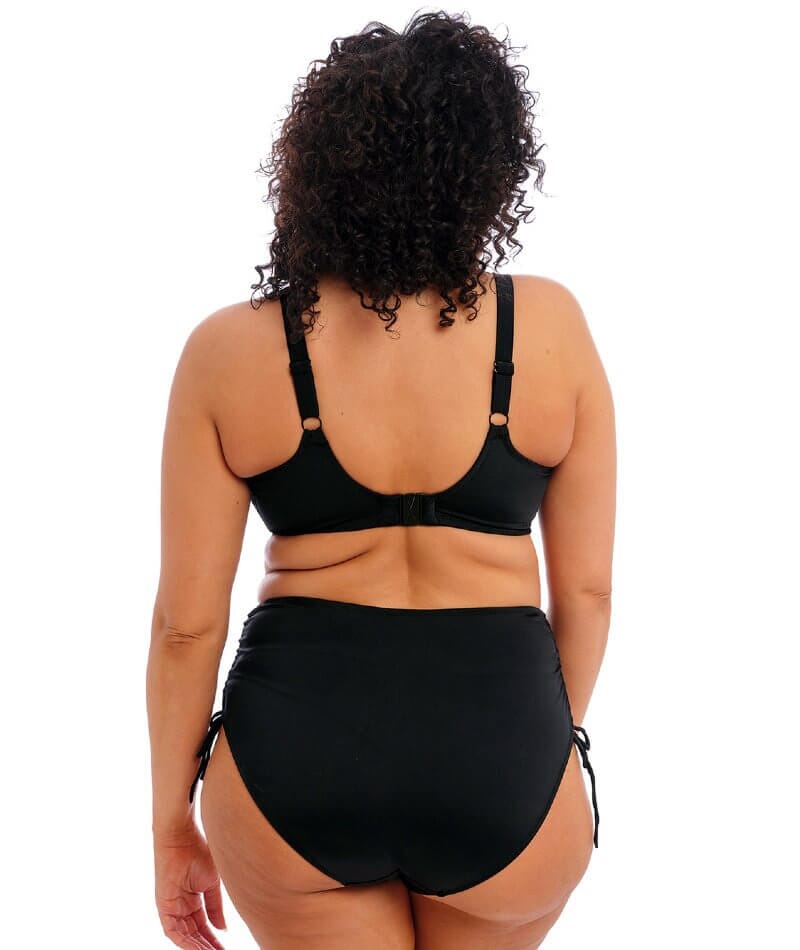 Elomi Swim Plain Sailing Underwired Plunge Bikini Top - Black Swim 