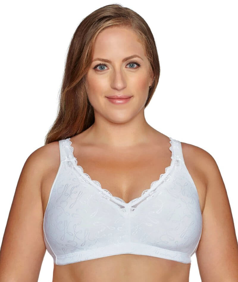 Liza Combed Cotton Fabric, Wide Band at the Bottom, Adjustable Straps, King  Size Supporting Bra - Trendyol