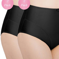 Exquisite Form Control Top Shaping Brief 2 Pack - Black