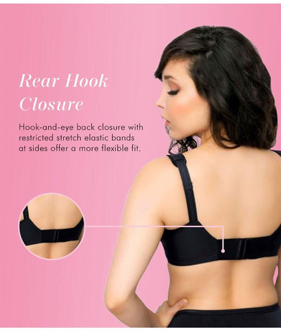 Exquisite Form Fully Original Support - Black Bras