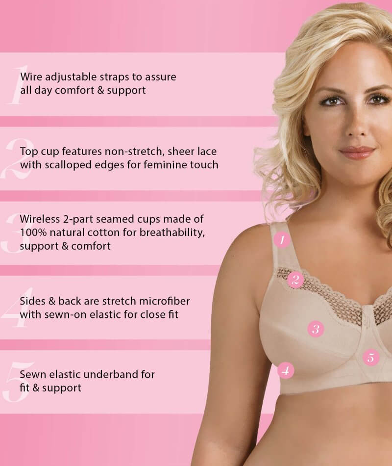 Wireless Cotton Bra For Women Lingerie Front Close T-back Bras