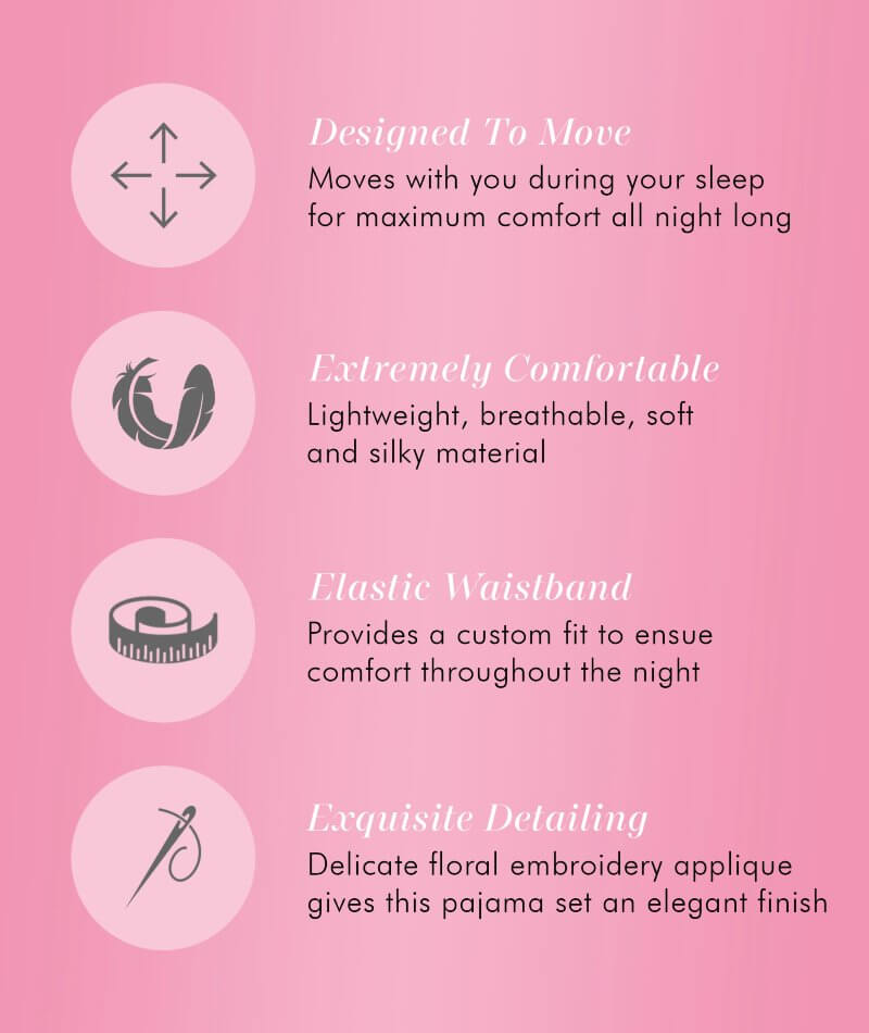 Exquisite Form Short Sleeve Pajamas - Sangria Sleep / Lounge