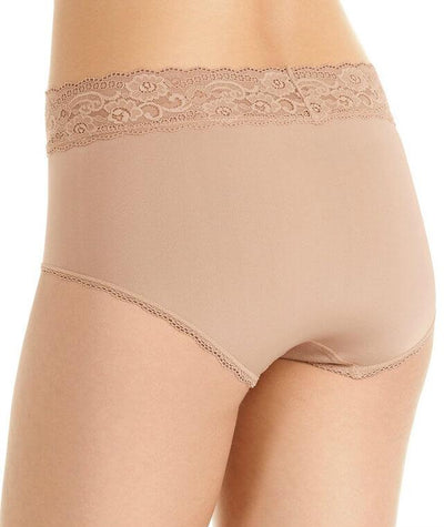 Berlei Barely There Deluxe Full Brief - Nude Lace Knickers