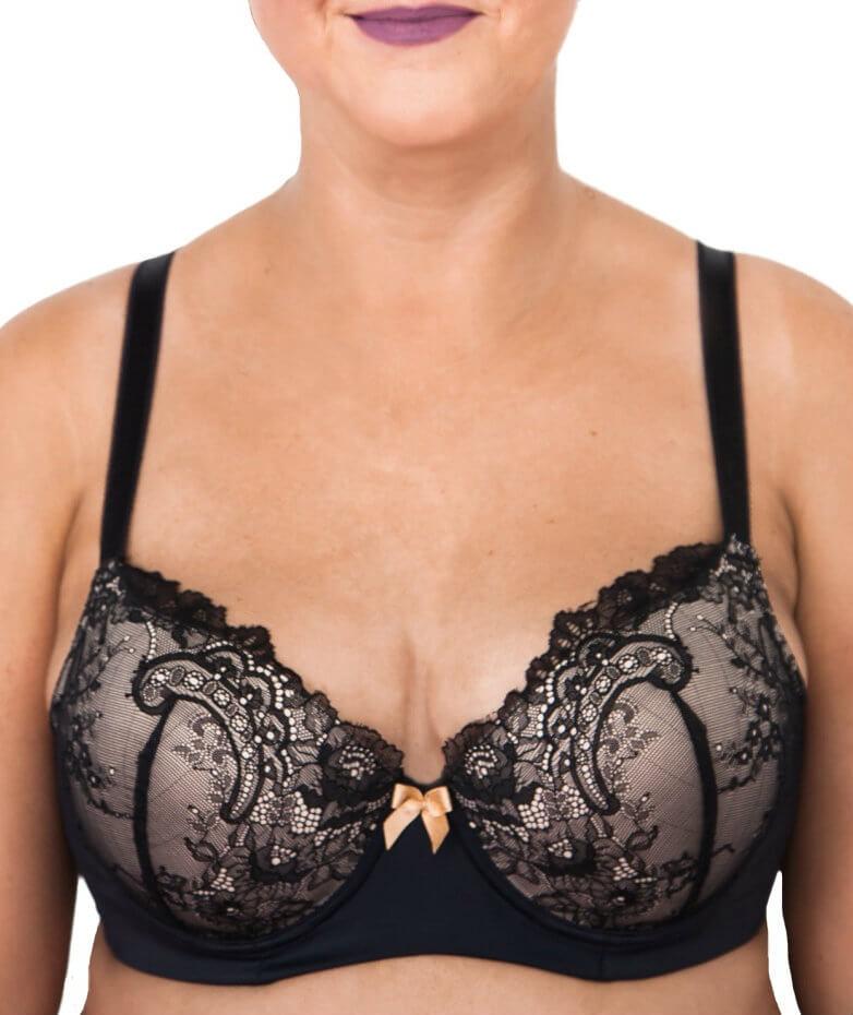 Lady Emprezz Rizzo Padded Shaping Bra - Black/Nude Bras