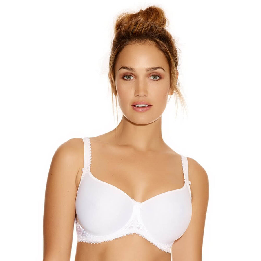 Fantasie Rebecca Moulded Spacer Underwired Bra - White Bras 