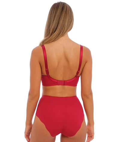 Fantasie Ana High Waist Brief - Red Knickers