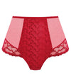 Fantasie Ana High Waist Brief - Red Knickers