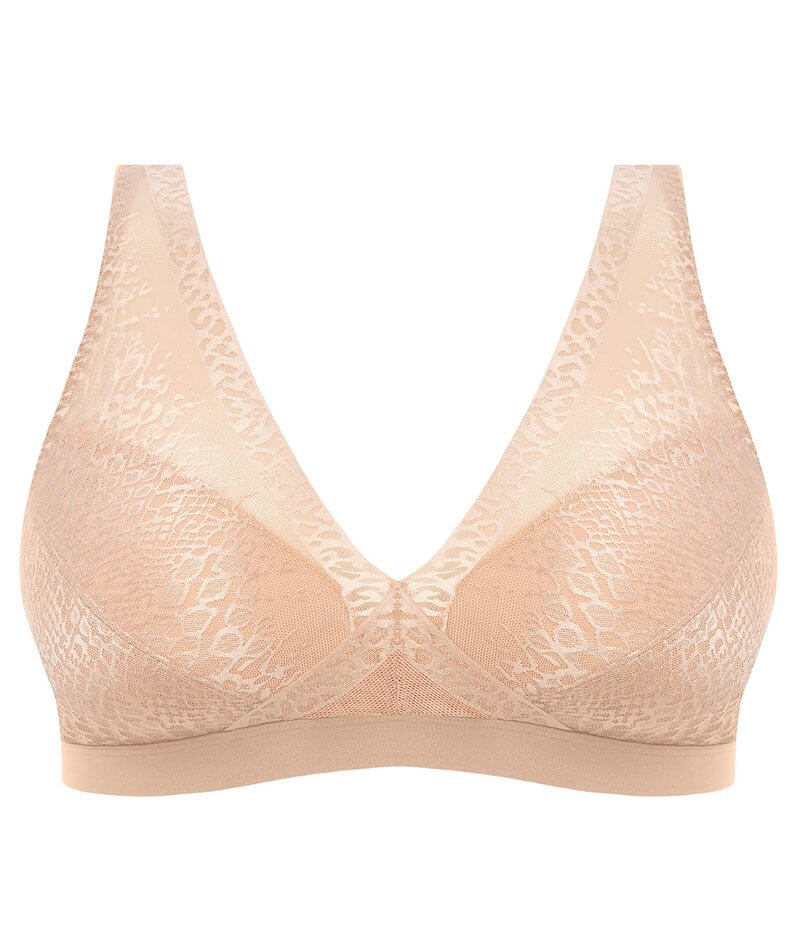 Fantasie Smoothease Non Wired Bralette, Beige at John Lewis & Partners