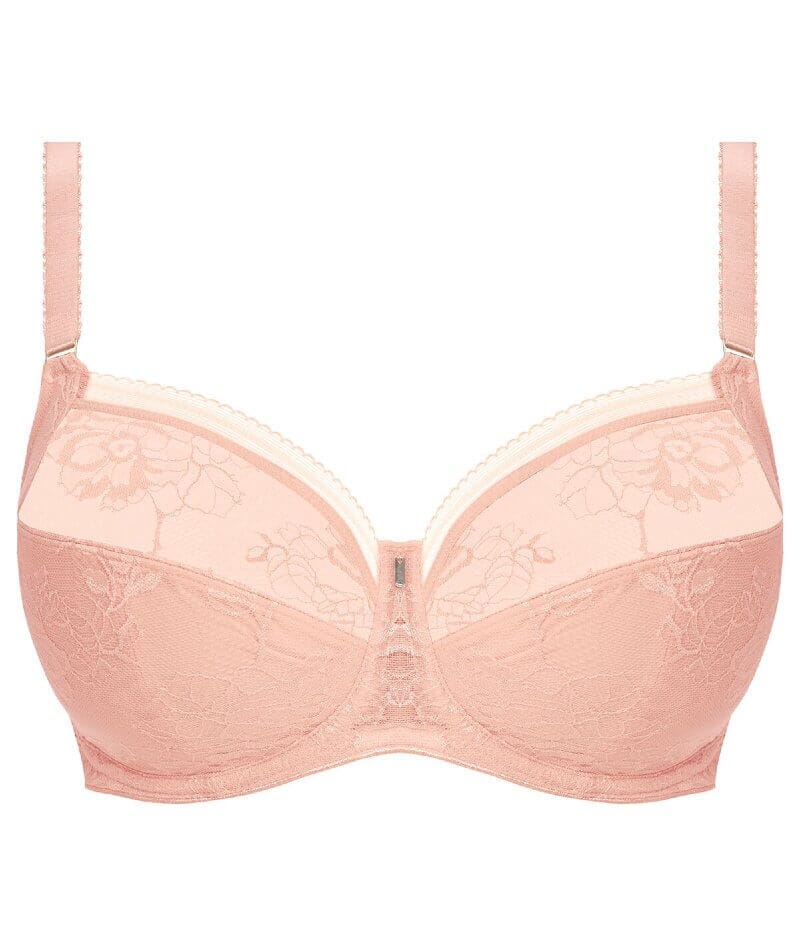 Fantasie Fusion Lace Underwire Full Cup Side Support Bra - Blush Bras