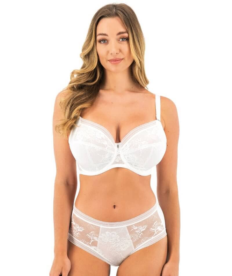 Fantasie Fusion Lace Underwire Full Cup Side Support Bra - White