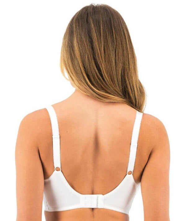 Fantasie Fusion Lace Underwire Full Cup Side Support Bra - White - Curvy Bras