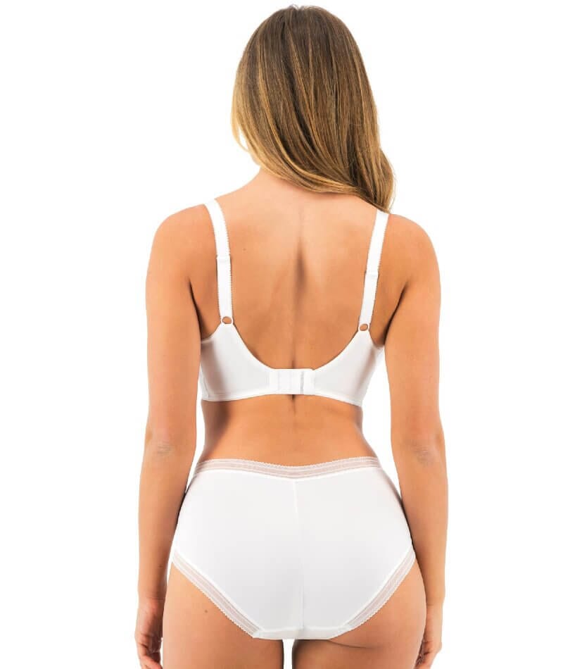 Fantasie Fusion Lace Underwire Full Cup Side Support Bra - White Bras