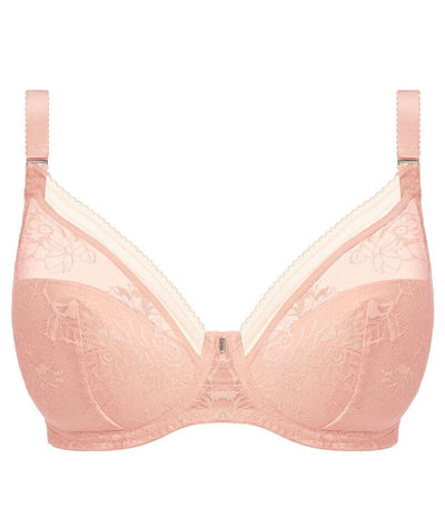 Fantasie Fusion Lace Underwire Padded Plunge Bra - Blush Bras