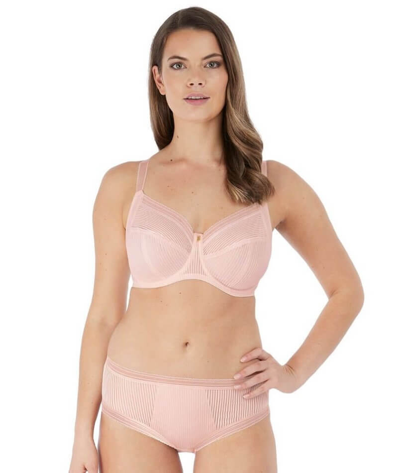 Fantasie Fusion Underwired Full Cup Side Support Bra - Blush - Curvy Bras