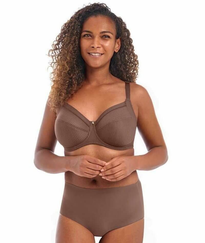 Fantasie Fusion Underwired Full Cup Side Support Bra - Coffee