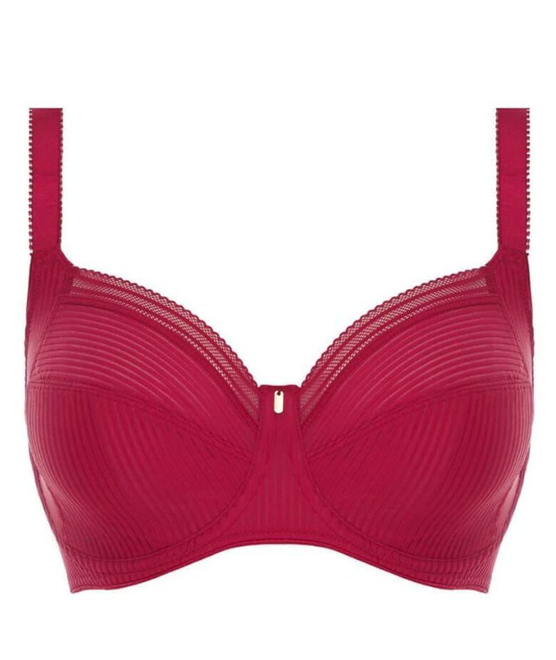 Fantasie Fusion Underwired Full Cup Side Support Bra - Red - Curvy