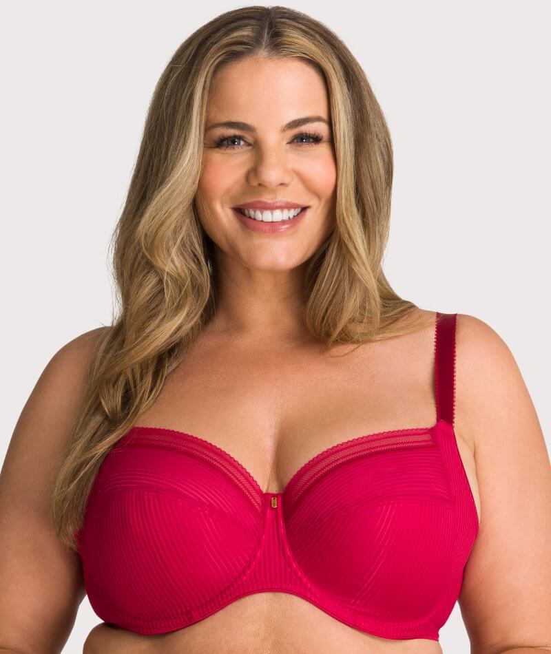 Fantasie Fusion Bra Full Coverage Side Support Red, FL3091RED