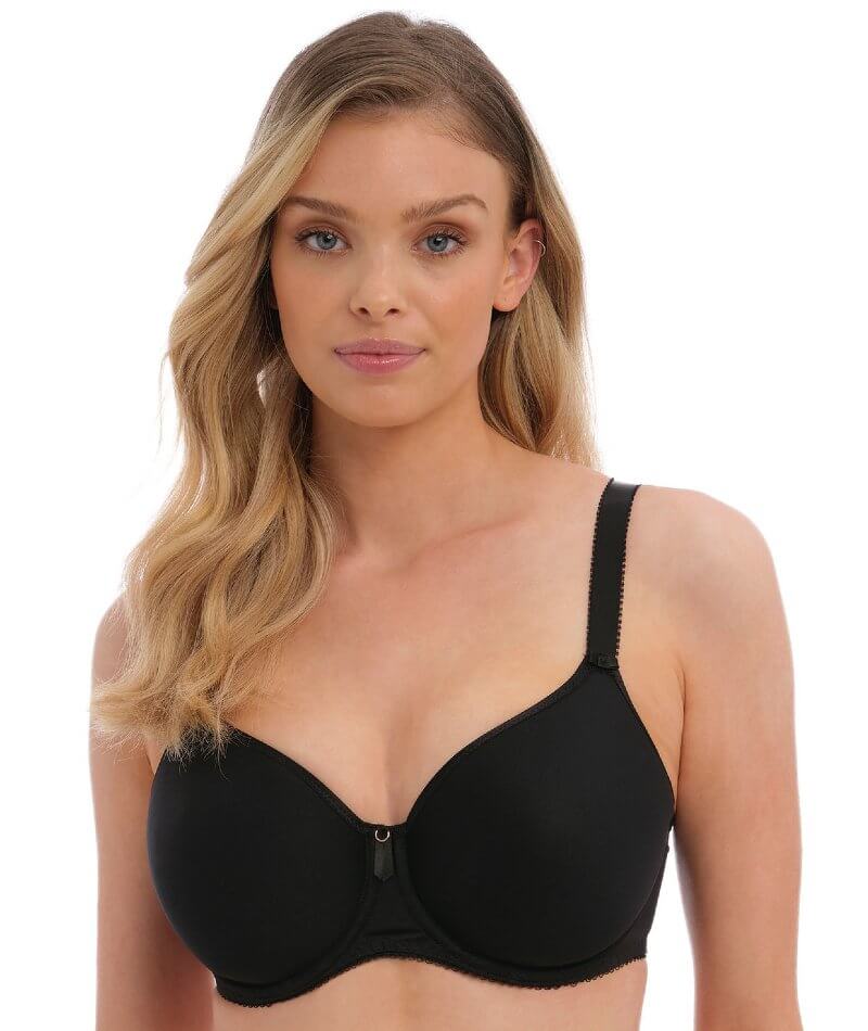 Fantasie Rebecca Essentials Moulded Spacer Underwired Bra - Black Bras 