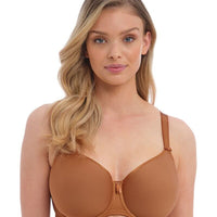 Fantasie Rebecca Essentials Moulded Spacer Underwired Bra - Cinnamon -  Curvy Bras