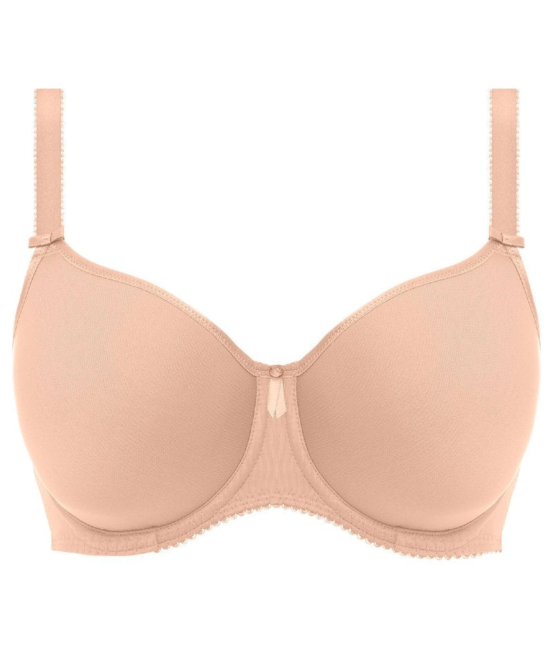 Fantasie Rebecca Essentials Moulded Spacer Underwired Bra - Natural Be -  Curvy Bras