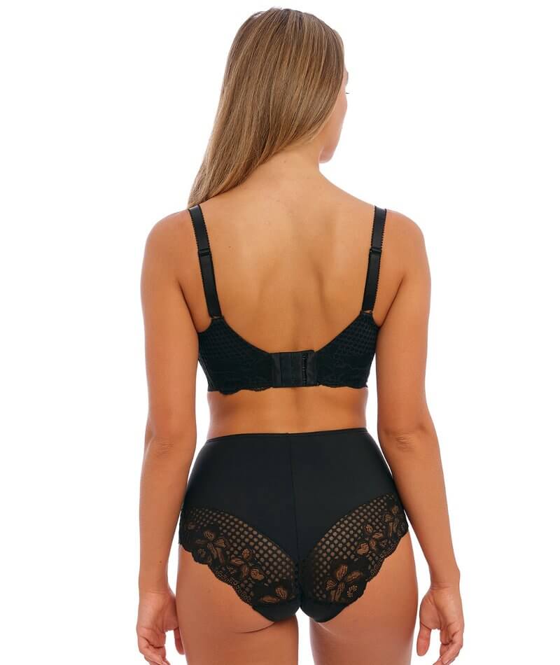 Fantasie Reflect High Waist Brief - Black Knickers
