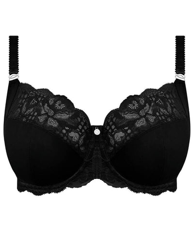 Fantasie Reflect Underwired Side Support Bra - Black - Curvy Bras